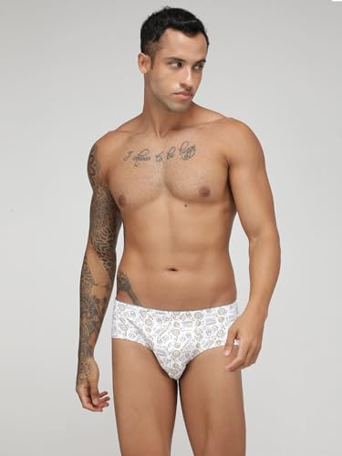 Image of Zoiro Men's Brief | Soft Band | Soft No-Marks Elastic | Breathable Innerwear | Pack of 1 | Color May Vary