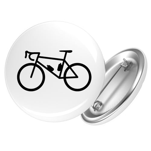 Huuraa Ansteckbutton Bike Fahrrad Geschenk Größe 59mm Bike Accessoire