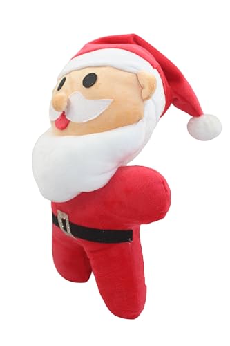 Image of Tickles Santa Claus Soft Stuffed Plush Toy for Kids Boys & Girls, Christmas Day (Size: 25 cm, Color: Red)