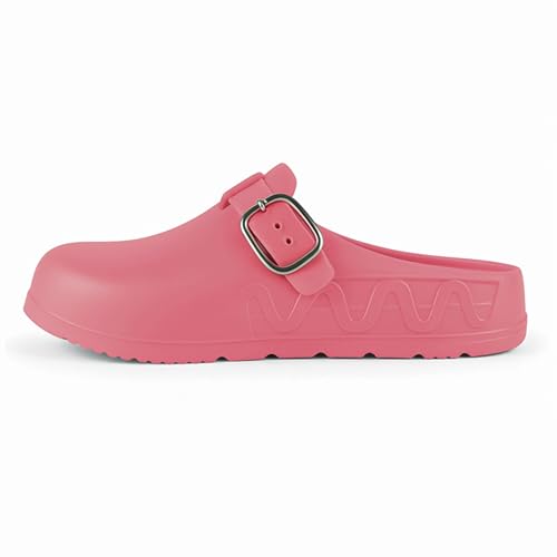 Image of ORTHO JOY Orthopedic Arch Support Clogs for Women - Comfort Slip-On Toe Post Slides with Adjustable Strap & Cushion Sole