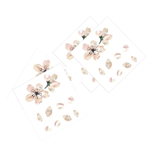 ULDIGI 4 Piezas Pegatinas Protectoras para Panel de Guitarra y Eléctrica Adhesivas Diseño Sakura...