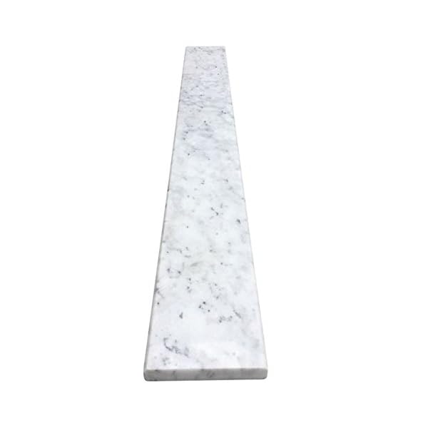 White Carrara Marble Threshold Size 48 x 6 Inch Polished Madcity