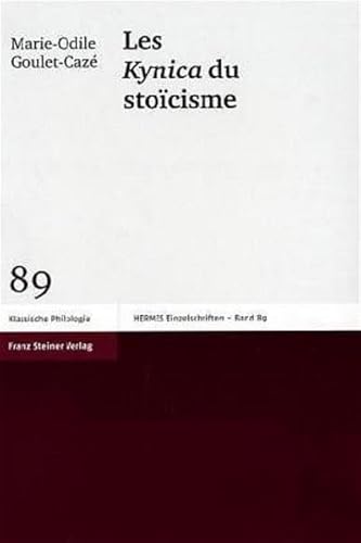 Preisvergleich Produktbild Les Kynika du stoicisme (Hermes-Einzelschriften, Band 89)