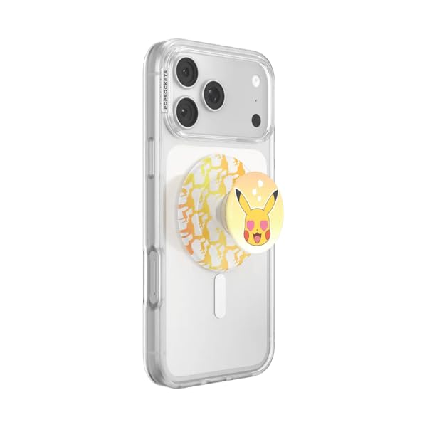 Image of PopSockets Phone Grip for MagSafe, Magnetic Holder- Love Ya Pikachu