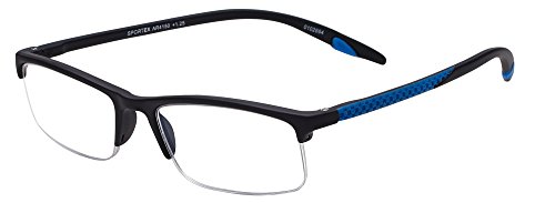 Select-A-Vision men's Sportex Ar4150 Blue Reading Glasses, 29 mm