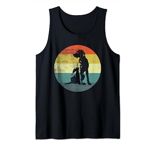 Retro Vintage Design German Shorthaired Pointer Dog Camiseta sin Mangas
