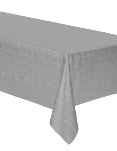 Generique - Nappe en Rouleau Papier damassé Gris