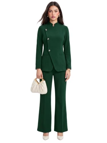 Image of Selvia Women's Full Sleeve Blazer Top with Trouser Co-Ord Set, Co ord Set for Women Stylish