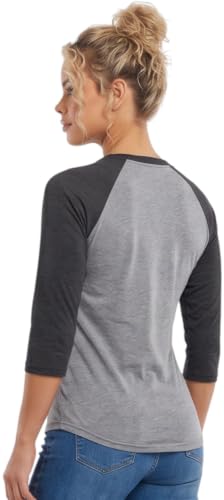 Image of ToBeInStyle Women's Classic Two Color Cotton Baseball T-Shirts