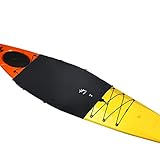 MOPHOEXII Universal Waterproof Kayak Cockpit Drape Waterproof Seal Cockpit Cover for Indoor and Outdoor 2 Sizes Optional (Black, Large （outer cockpit 51-63in）)