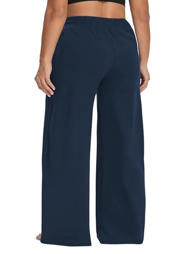 Pantalon grande taille ample anti-frottement à taille haute stretch