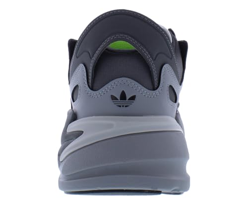 Image of adidas Ozmorph Men Shoes Size 10.5, Color: Grey /Grey Two /Lucid Lemon-Grey