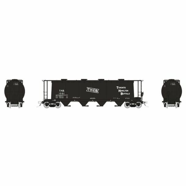 Rapido RAP127029 3800 cu. ft. No.2 HO Scale TH&B Delivery Scheme NSC Covered Hoppers Model Train - Pack of 6