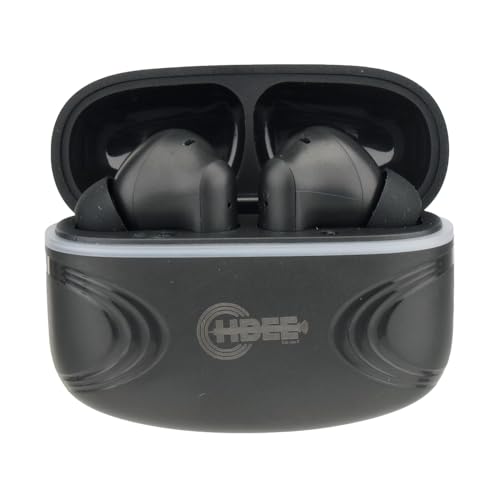 Image of HBEE Dazzling Pods True Wireless Earbuds with 48H Playtime, ENC for Clear Calls, 45ms Low Latency, Type-C Fast Charging, IPX5 Water Resistance, Bluetooth 5.1, Made in India (Black)