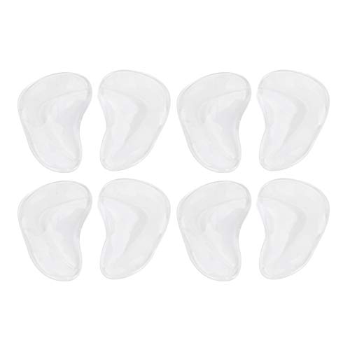 Arch Support Insole for Flat Feet Transparent Silicone Foot Arch Support Insole Foot Care Cushion Correction Gel Orthopedic Pad Adhesive Arch Pad for Women and Men