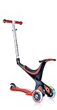 Globber Evo 3 Wheel 5-in-1 Convertible Scooter (Red)