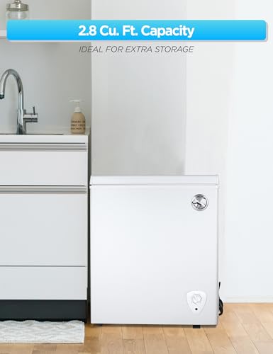 Image of Commercial Cool 2.8 Cu. Ft. Compact Chest Freezer, CCFW28, White