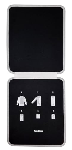 Packshi Shirt Carrier, Shirt Travel Case with Crease Free Shirt Folder, Gifts for Men, Shirt Travel Bag for Men Packing Shirt Bags