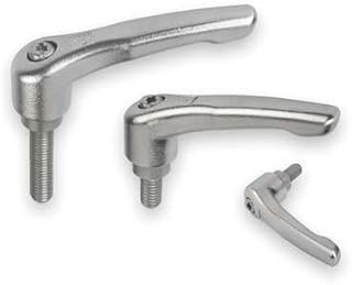 Kipp SS Adjustable Handle M8, Ext, 1.57, 2.93, 3.25