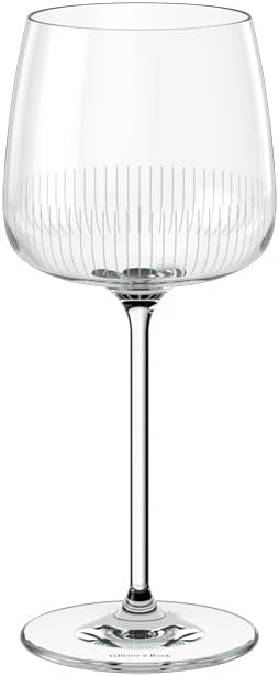 Villeroy & Boch Afina Collection Red Wine Glasses, Set of 4, Wine Glasses Perfect For Red Wine or Sangria, Dishwasher-safe, Crystal glass, Made in Europe