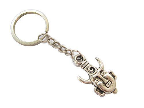 Ancient Silver Supernatural Samulet Keychain / Keyring â€“ Dean Winchester's Protection Amulet
