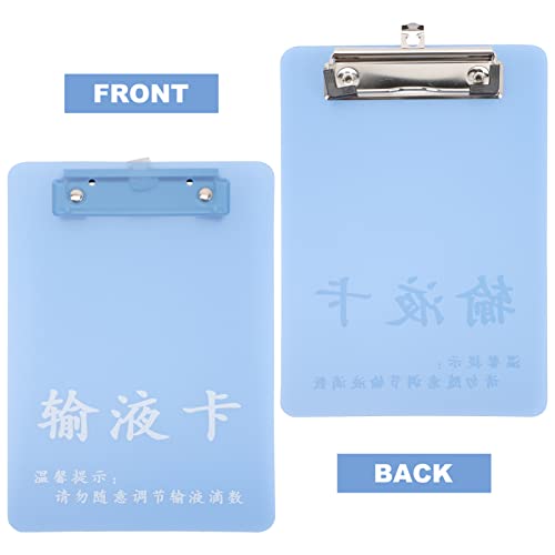 Cabilock 3PCS A5 Hospital Infusion Bottle Information Recording Board Board Board