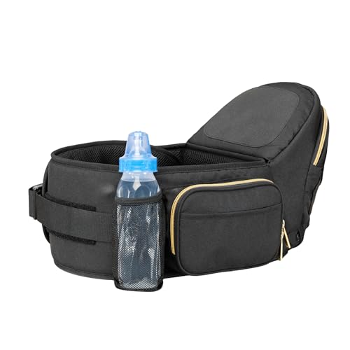 tushbaby the original premium quality hip seat carrier  safety-certified baby amp toddler carrier with secure safety buckles no-flimsy-foam design storage pockets amp nursing pillow 03 yrs