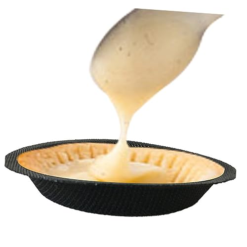 Garneck Egg Tart Moulds Mini Round Cake Silicone Baking Moulds for Tartlets Cakes Non-Toxic Reusable and Dishwasher-Safe for Home Party Baking