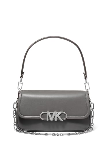 Sac Parker Michael Kors gris chiné en cuir pour femme élégante