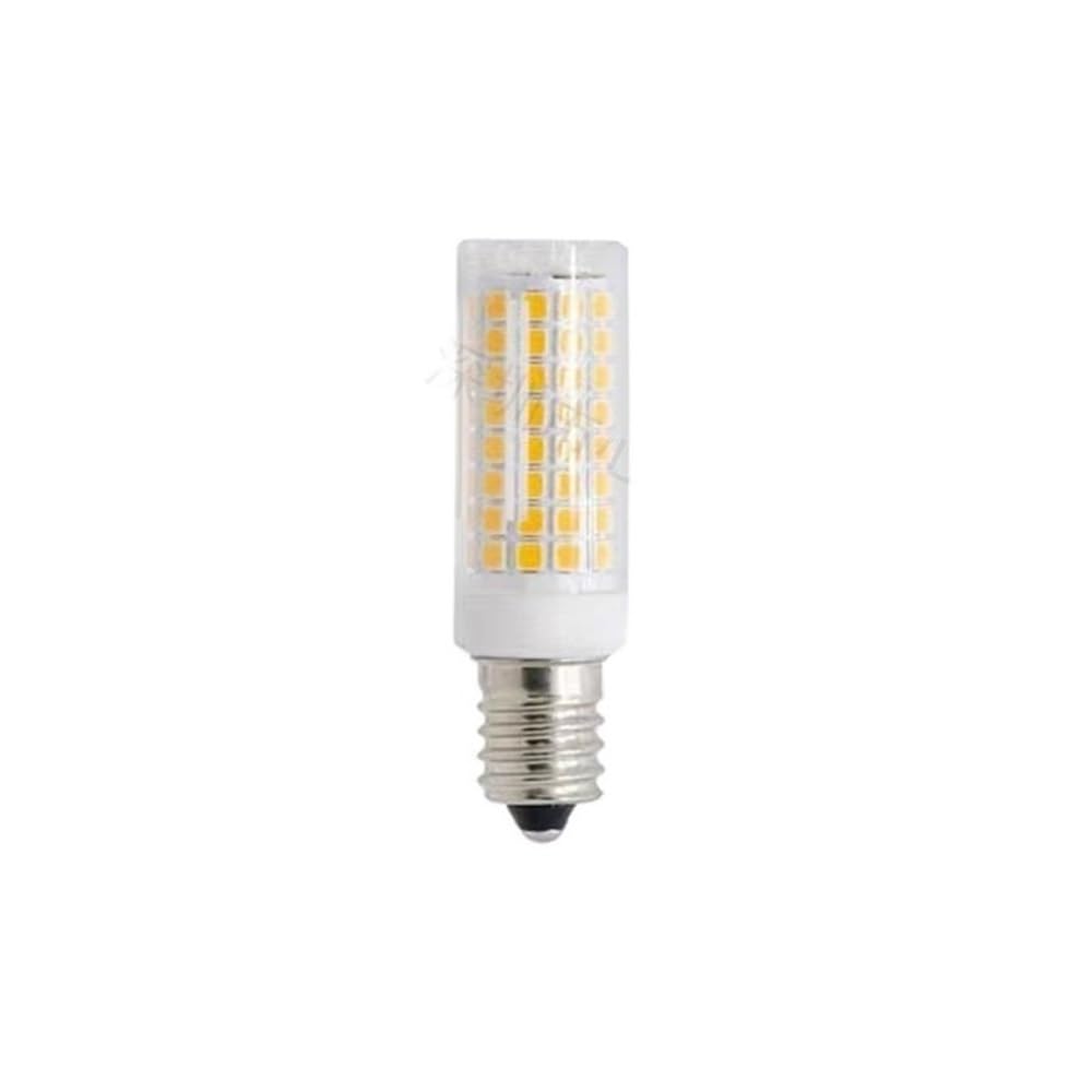 YSJX feux à large tension, 10 pièces/lot 5W 102Leds céramique AC100-130V/220-240V LED petite ampoule G9/E11/E12/E14/E17 lampe de maïs à intensité variable(Warm White 3000K,E12 10W)