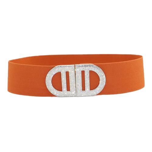 ZYALTFDC Women's Elastic Vintage Belt for Dresses Ladies Women Girls Stretchy Retro Cinch Wide Waist Belt for Women