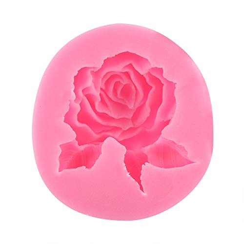 Molde de silicona para pastel con forma de rosa miniatura 7