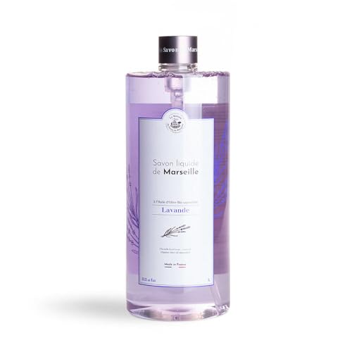 La Maison du Savon de Marseille French Liquid Soap Hand Wash Lavender 1 Litre