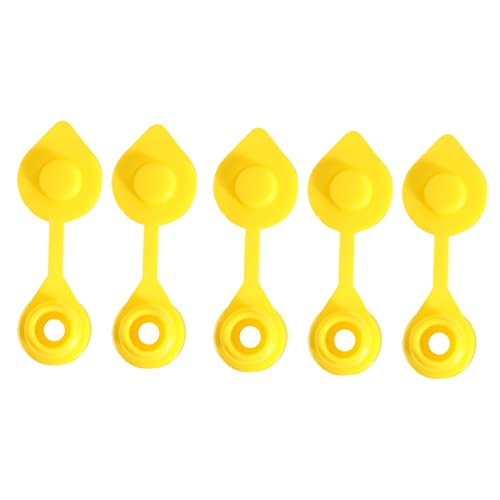 Tapas de ventilación para bidones pequeños de aceite y gas, repuestos de plástico, 5 unidades