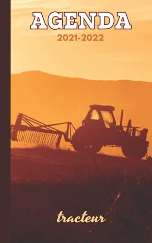 AGENDA 2021-2022 tracteur: planificateur scolaire journalier avec une page quotidienne | organiseur AGENDA 2021-2022 tracteur: planificateur scolaire journalier avec une page quotidienne | organiseur