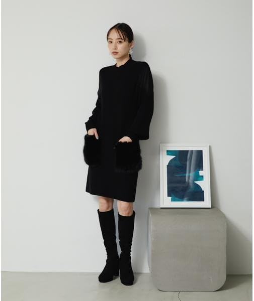 ミックスツイード切替ニットワンピース | JILL by JILL STUART（ジル