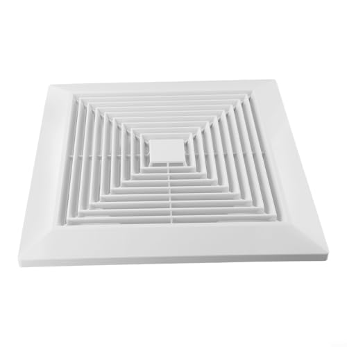 Yhenlovtt Difusor de techo cuadrado de ABS, para una cubierta de ventilación duradera y antienvejecimiento para una ventilación eficiente del aire acondicionado en el hogar u oficina (200)
