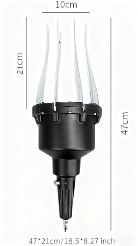 TINMAGI Achsmanschetten Spreizer, Pneumatischer Gelenkmanschetten Spreizer Expander 20-120 mm, Druckluft Achsmanschettenspreizer mit 8 Spreizarmen, für Die Reparatur Montage von Autoachsen