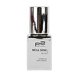 p2 nagellack kaufen Top Coat P2 Mega Shine Top Coat Nail Polish Farbe: Transparent Inhalt: 10ml Nagellack der die Lackfarbe mit einem Schutzschild versiegelt.