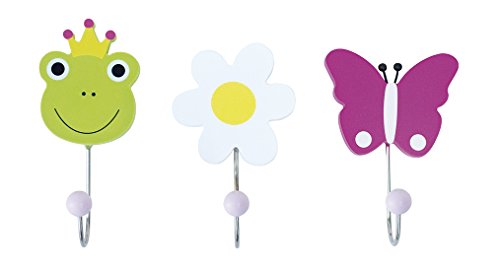 Set 3 Ganci appendiabiti a forma di margherita