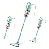 KEROMEE Stick Vacuum Cleaner, Corded Handheld Vacuum Cleaner Mini Electric Broom for Pet Hair Hardwood Floor Cat Litter Cleaning (13ft-Cord)
