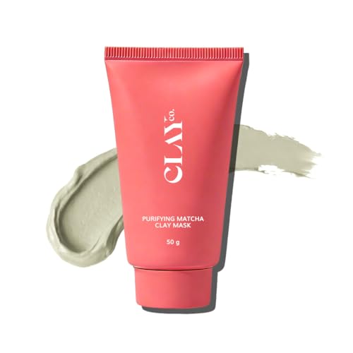 Image of ClayCo. Matcha Detox Clay Mask | Deep Cleansing & Brightening | Green Tea & Collagen | Tan Removal & Dark Spot Reduction | Vegan Japanese Skincare | 50ml