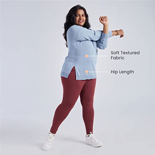 Image of BlissClub Women's Solid Regular Fit T-Shirt