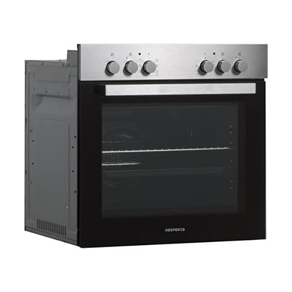 Respekta Einbau-Herdset / 60 L Einbaubackofen mit Glaskeramikkochfeld/Rahmenloses Kochfeld inkl. Zweikreiszone und Bräterzone / HS2200-33 / Energieeffizienzklasse A / 2-teilig – Bild 4