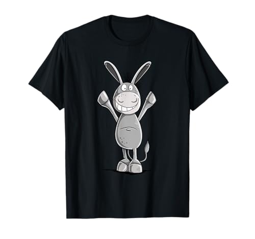 Divertente cartone animato di asino Maglietta