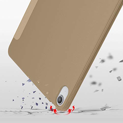 Image of DuraSafe Cases iPad PRO 11 Inch 1 Gen 2018 [ PRO 11 1st ] MU0T2HN /A MU0Y2HN /A MTXN2HN /A MTXP2HN /A Protective Durable Shock Proof Supportive Magnetic Dual Angle Stand Cover - Gold