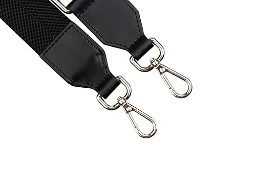 Image of Jiesinlov Black Purse Straps Replacement Crossbody Shoulder for HOBO Handbag Adjustable