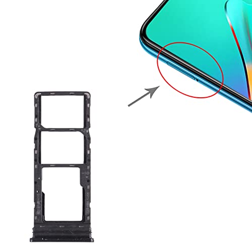 Image of Original SIM Card Tray + SIM Card Tray + Micro SD Card Tray for Infinix Smart 5 X657 X657C (Black)