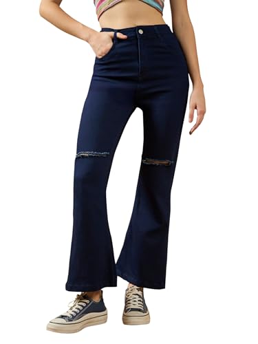 Image of Dolce Crudo High Rise Bootcut Jeans for Women