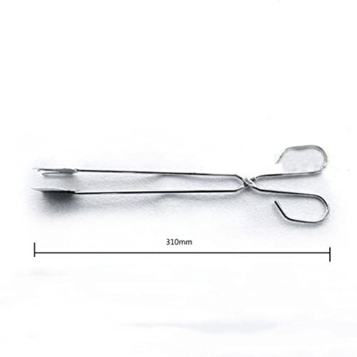 MRKU Pinzas de Cocina de Acero Inoxidable para Alimentos, Pinzas para Pan, Pinzas para repostería, Pinzas para Barbacoa